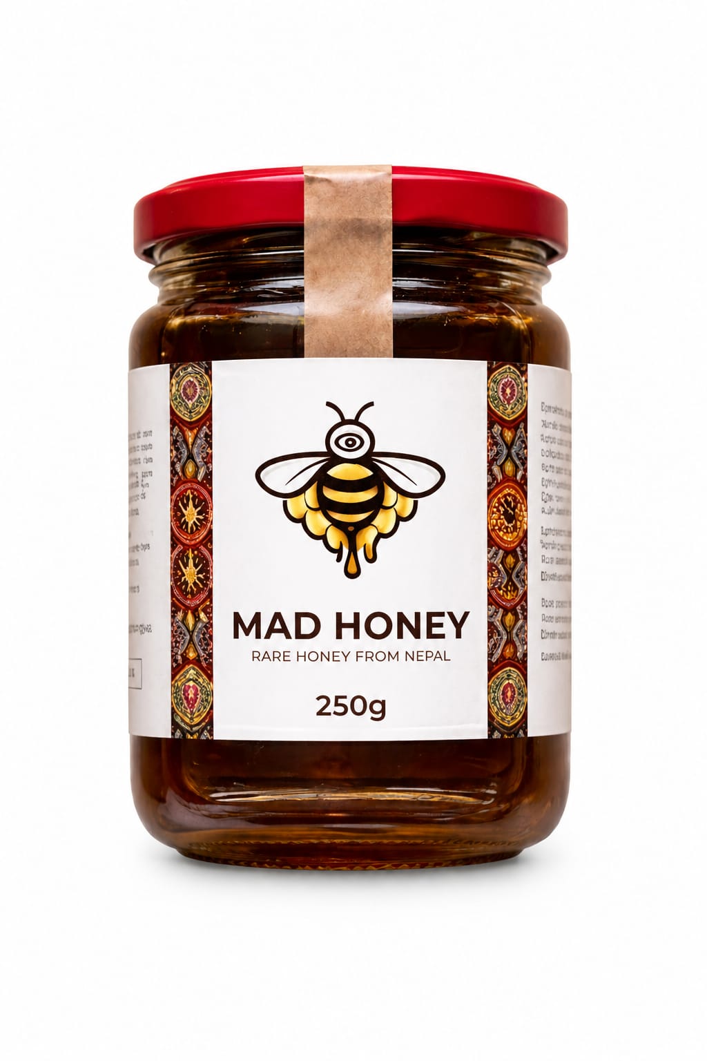 250-G Full Size Jar Real Mad Honey